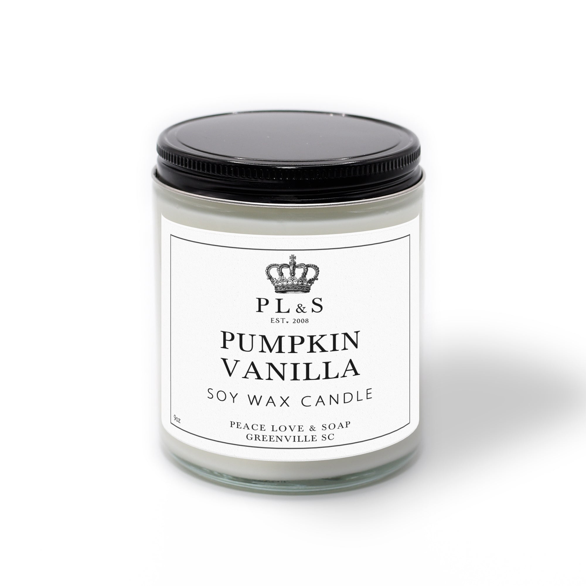 PUMPKIN VANILLA - 9oz Soy Candle