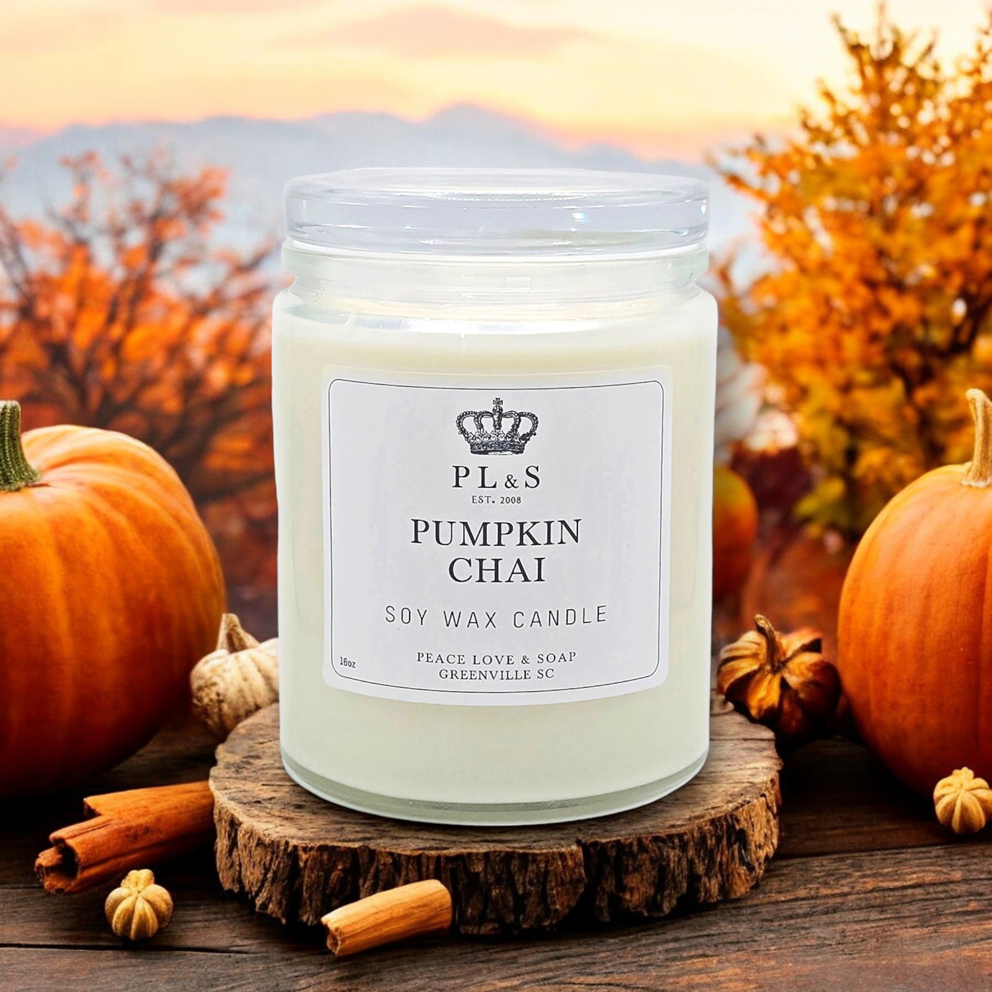 PUMPKIN CHAI - 16oz Soy Candle