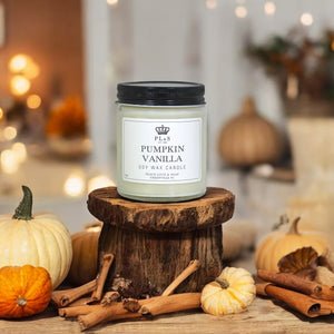 PUMPKIN VANILLA - 9oz Soy Candle